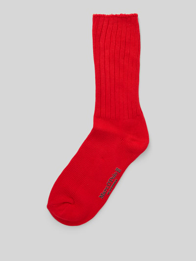 Marc O'Polo Socken aus weicher Bio-Baumwolle mit angenehmem Abschlussbund Rot 1