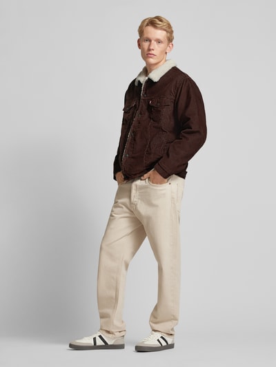 Levi's® Sherpa Jacket mit Brustpattentaschen Bordeaux 1