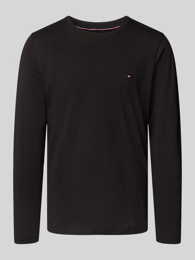 Tommy Hilfiger Slim fit shirt met lange mouwen van katoenmix Zwart - 2