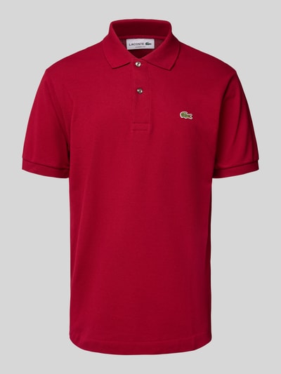 Lacoste Regular Fit Poloshirt aus reiner Baumwolle Bordeaux 2