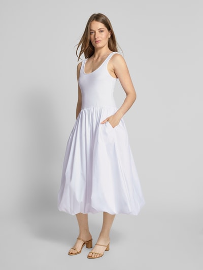 Copenhagen Muse Midi-jurk met ronde hals Offwhite - 1