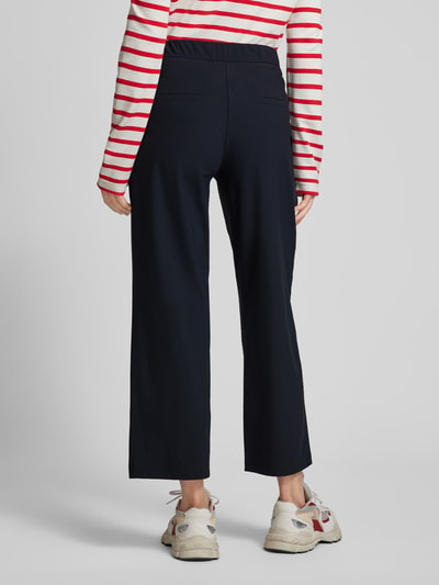 Gerry Weber Edition Loose fit stoffen broek met elastische band, model 'Mirela' Marineblauw - 5