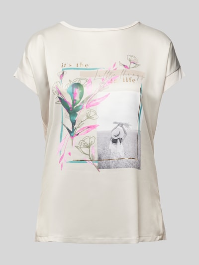 Christian Berg Woman T-shirt met motiefprint Zand - 2