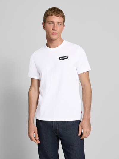 Levi's® T-Shirt mit Label-Print Weiss 4