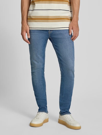 HUGO Blue Slim Fit Jeans aus Baumwoll-Mix Modell 'Zane' Jeansblau 4