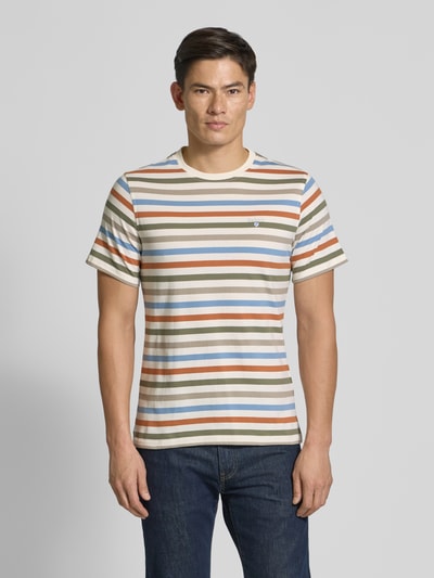 Barbour Regular fit T-shirt van puur katoen Offwhite - 4