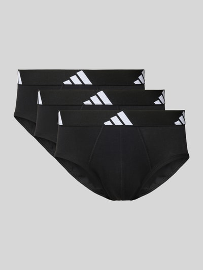 adidas Sportswear Slip met elastische band met logo in een set van 3 stuks, model 'Active Flex' Zwart - 1