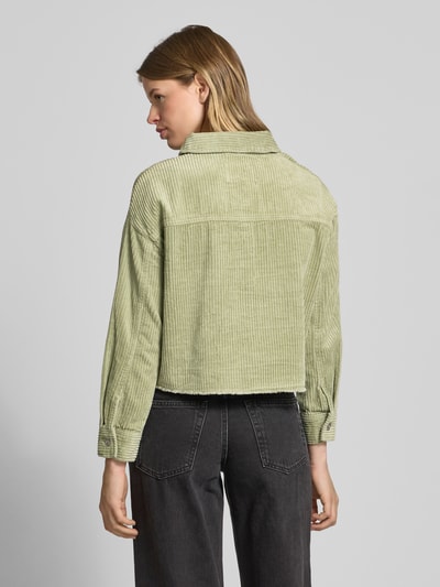 Only Oversized Hemdjacke aus reiner Baumwolle Modell 'MARINA-ENY' Mint 5