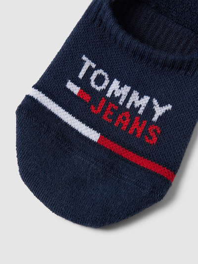 Tommy Jeans Skarpetki stopki z detalami z logo w zestawie 2 szt. Ciemnoniebieski 2