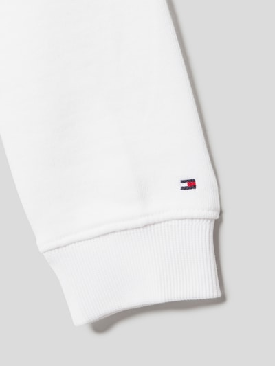 Tommy Hilfiger Kids Bluza z bawełny ekologicznej z nadrukiem z logo Biały 2