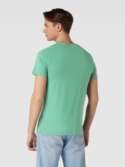 Jack & Jones T-shirt met ronde hals, model 'STOKE' Donkergroen - 5