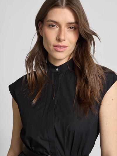 Max Mara Studio Długa sukienka ze stójką model ‘BAIRO’ Czarny 3