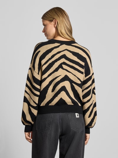 Noisy May Strickpullover mit Rundhalsausschnitt Modell 'CHARLOTT' Black 5