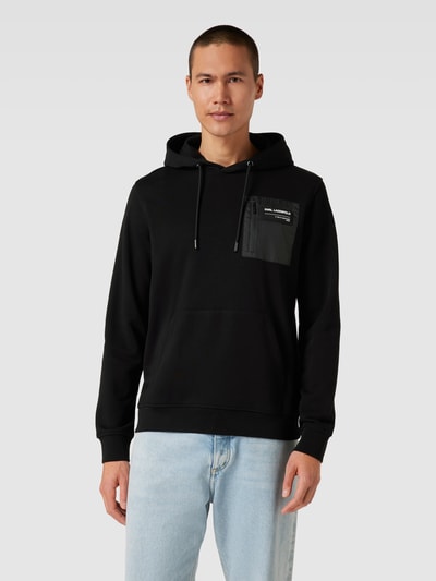 Karl Lagerfeld Hoodie met labelpatch Zwart - 4