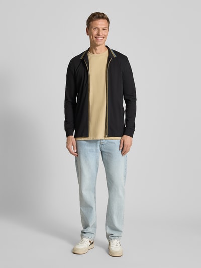 PAUL SMITH Regular Fit Cardigan mit Reißverschluss Black 1