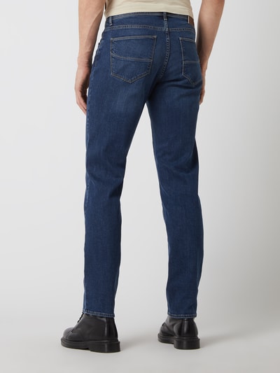 Brax Straight fit jeans met modal, model 'Cadiz' Donkerblauw - 5