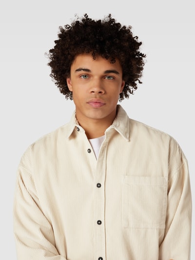 Jack & Jones Koszula sztruksowa z kieszenią na piersi Złamany biały 3