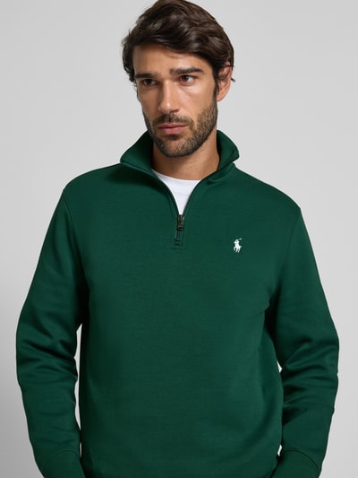 Polo Ralph Lauren Regular Fit Troyer mit Troyer-Kragen Modell 'Double' Dunkelgruen 3