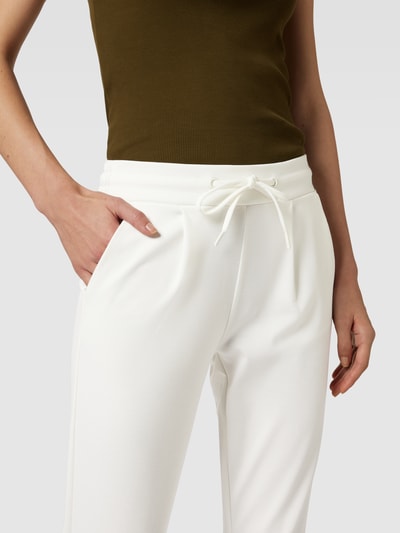 ICHI Sweatpants met verkorte pasvorm, model 'KATE' Offwhite - 3