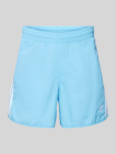 adidas Originals Regular Fit Shorts mit Label-Stitching Blau 1