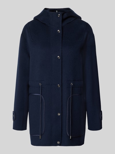 Marc Cain Kurzmantel aus reiner Wolle Marine 1