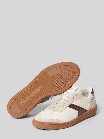 Marc O'Polo Low Top Sneaker aus Leder-Mix Offwhite 4