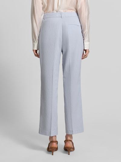 Christian Berg Woman Selection Straight Fit Stoffhose aus Leinen-Mix Hellblau 5