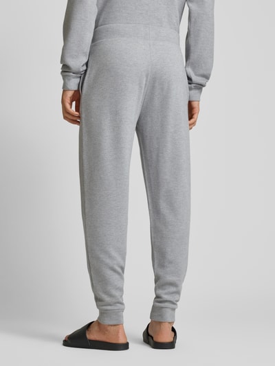 BOSS Loose fit sweatpants met gestileerde steekzak Lichtgrijs - 5