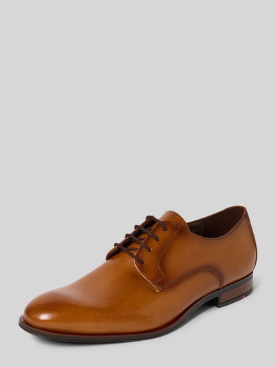 Lloyd Derby schoenen van leer, model 'CORE PLUS' Cognac - 1