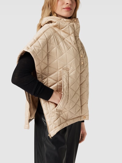 Copenhagen Muse Bodywarmer met ritssluiting, model 'NET-CAPE' Kaki - 3
