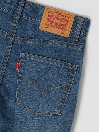 Levi’s® Kids Slim tapered fit jeans met stretch, model '512™'  Jeansblauw - 4