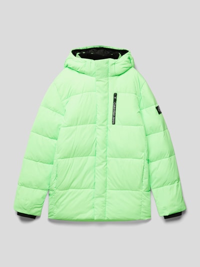 Calvin Klein Jeans Steppjacke mit Label-Print Modell 'ESSENTIAL' Neon Gruen 1