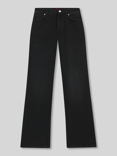HUGO Wide Leg Jeans aus Baumwoll-Mix Black 1