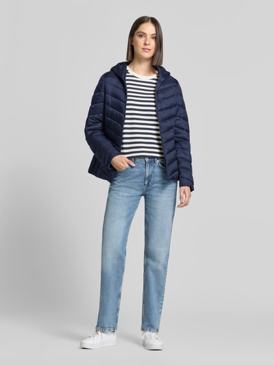 Jake*s Casual kurtka w stylu puffer o kroju regular fit z kieszeniami zapinanymi na zamek błyskawiczny Ciemnoniebieski 1