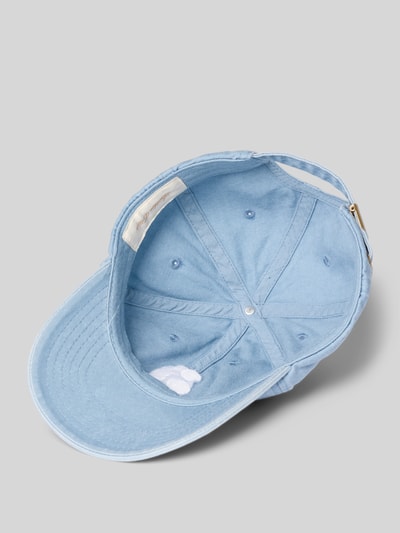 ANOTHER COTTON LAB Basecap mit Label-Stitching Hellblau 2