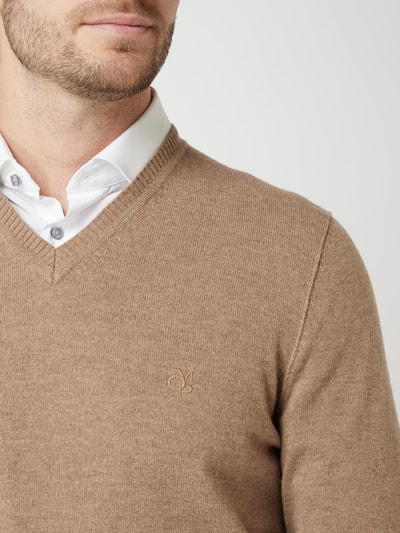 Marc O'Polo Pullover aus Schurwolle Sand 3