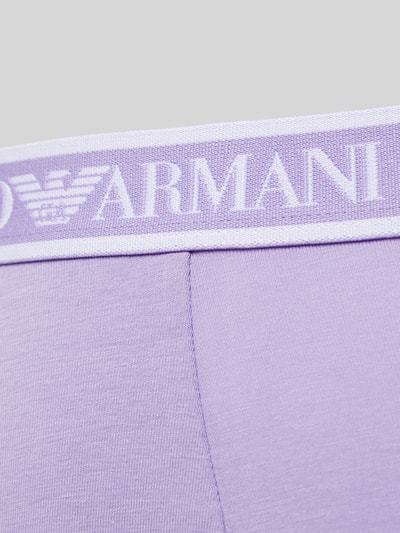 Emporio Armani Trunks mit elastischem Label-Bund im 3er-Pack Flieder 2