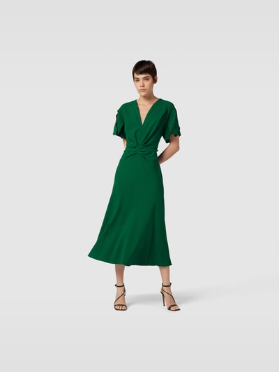 Victoria Beckham Midikleid mit Raffungen Grass 4