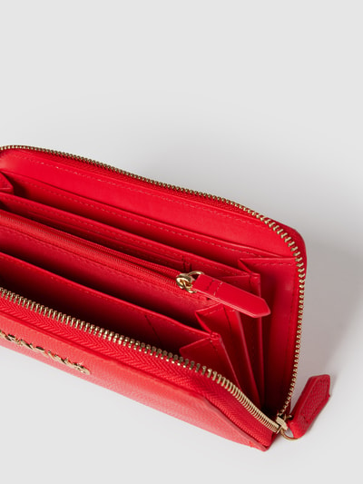 VALENTINO BAGS Portemonnee met labeldetail, model 'Divina' Rood - 3