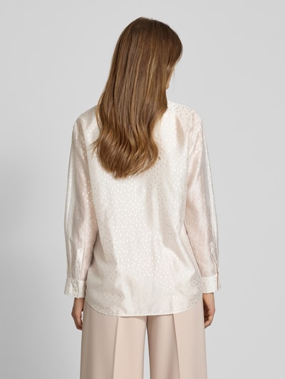 comma Overhemdblouse met knoopsluiting Beige - 5