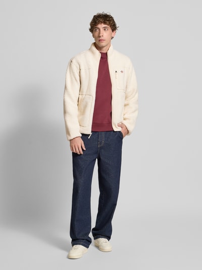 Dickies Bluza rozpinana z futerka Złamany biały 1