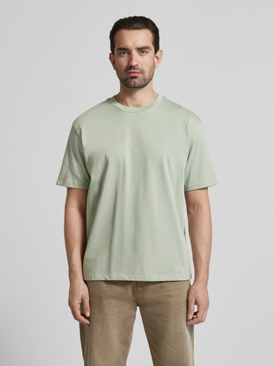 Lindbergh Oversized T-Shirt mit Rundhalsausschnitt Gruen 4