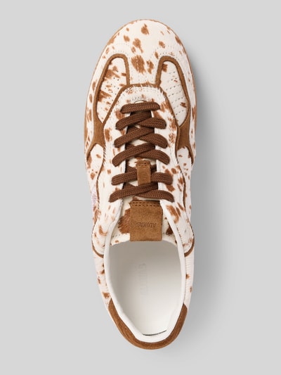 ALOHAS Sneaker aus echtem Leder mit Kunstfell-Besatz Weiss 3