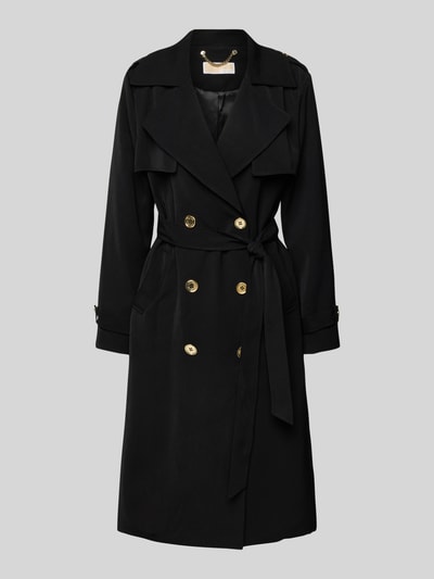 MICHAEL Michael Kors Trenchcoat mit Bindegürtel Modell 'DRAPEY' Black 1