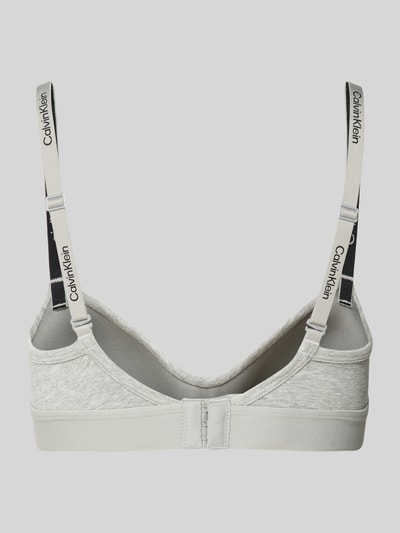 Calvin Klein Underwear BH mit Label-Details und Hakenverschluss Silber Melange 3