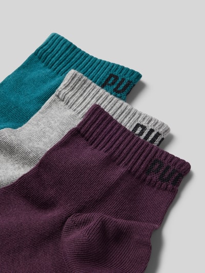 Puma Sneakersocken mit Label-Detail im 3er-Pack Petrol 2