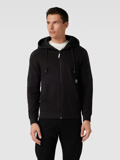 EA7 Emporio Armani Sweatjacke mit Label-Detail Black 4