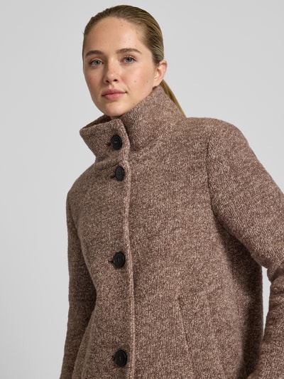 Fuchs Schmitt Mantel mit Stehkragen Taupe 3