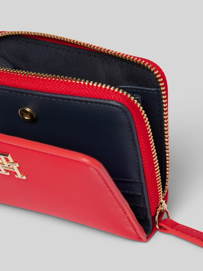 Tommy Hilfiger Portemonnaie mit Label-Applikation Rot 3