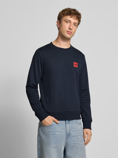 Jack & Jones Sweatshirt mit Label-Print Modell 'BRANDY' Marine 4